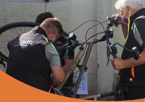 Fahrrad Codier-Aktion bei Deterding