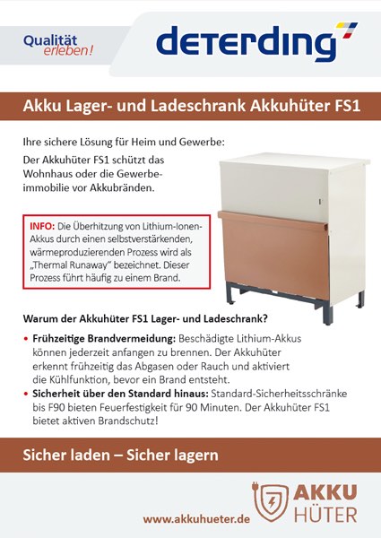 Der Akkuhüter Sicherheitsschrank