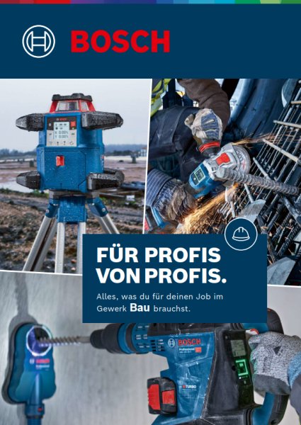 BOSCH Von Profis für Profis: Bau Handwerk