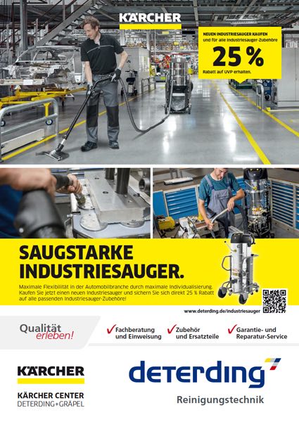 Flyer KÄRCHER Industriesauger Automotive