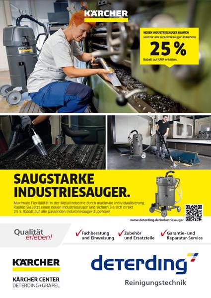 Flyer KÄRCHER Industriesauger Metall