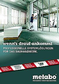 METABO Broschüre Bauhandwerk 